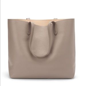 CUYANA LEATHER TOTE (pebbles leather)
